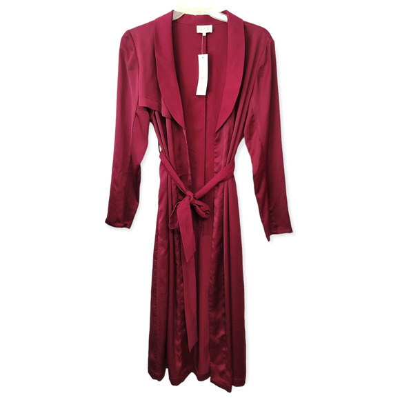 NWT REVOLVE Devlin Camden Duster in Frosted Grape Size L - Picture 1 of 13